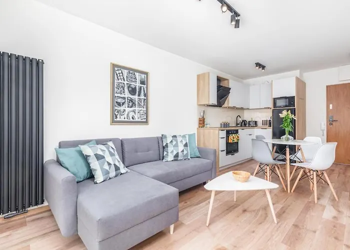 Modern Riverside With Free Parking Space Apartment Stettin